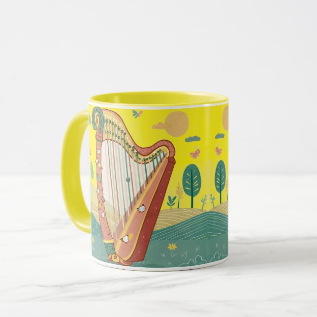 Caneca happy harp mug (Frente Esquerda)