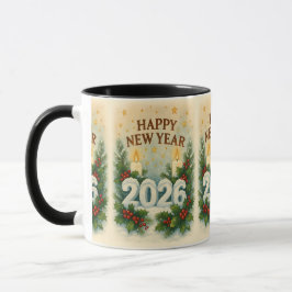 Caneca happy new year 2026 premiumcoffee mug