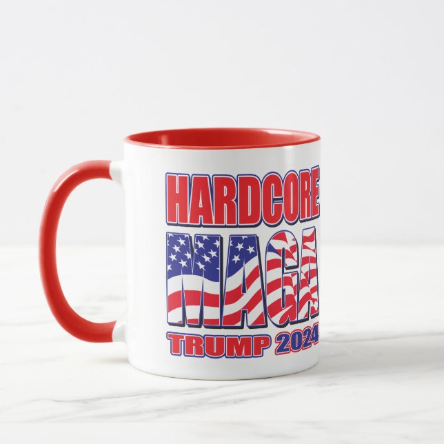 Caneca Hardcore Maga Trump 2024 (Esquerda)