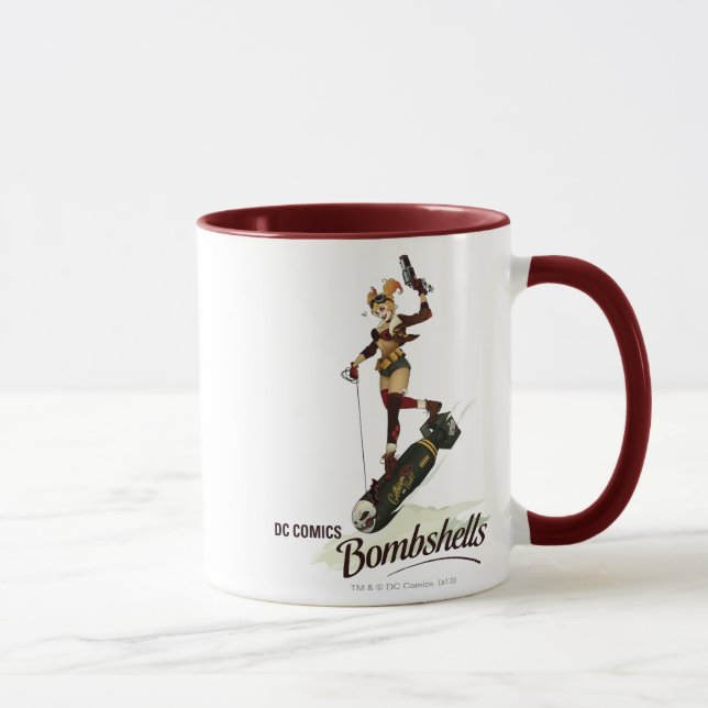 Caneca Harley Quinn Bombshell Pinup (Direita)