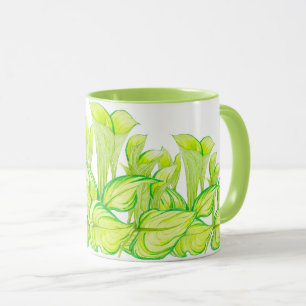 Caneca "Harmonia em Verde" em uma Mug Combo