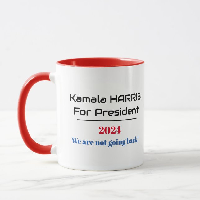 Caneca Harris para o Presidente 2024 "Não vamos voltar" (Esquerda)