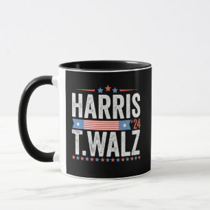 Caneca Harris Walz 2024 Eleição Kamala Tim Waltz