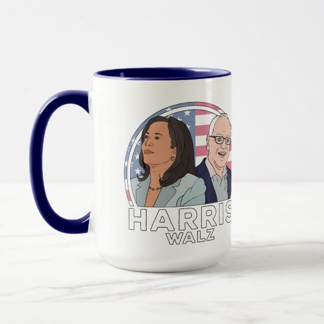 Caneca Harris Walz Election (Esquerda)