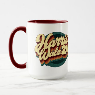 Caneca Harris Walz Retro Mug