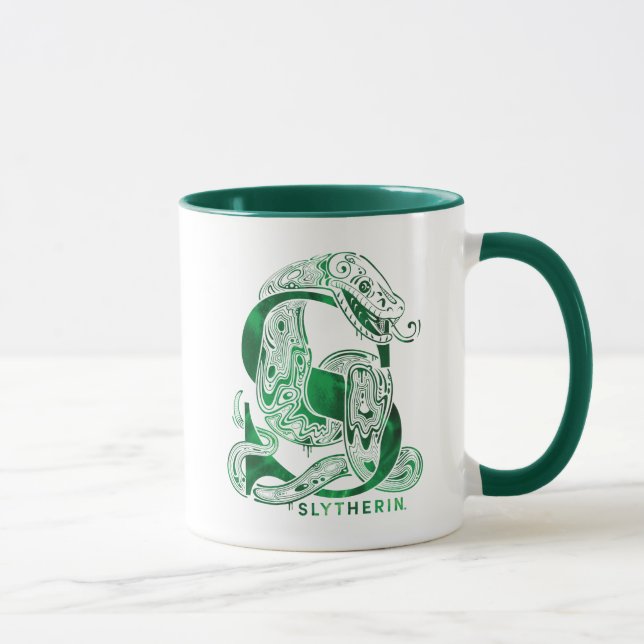Caneca Harry Potter | Aguamenti SLYTHERIN™ Gráfico (Direita)