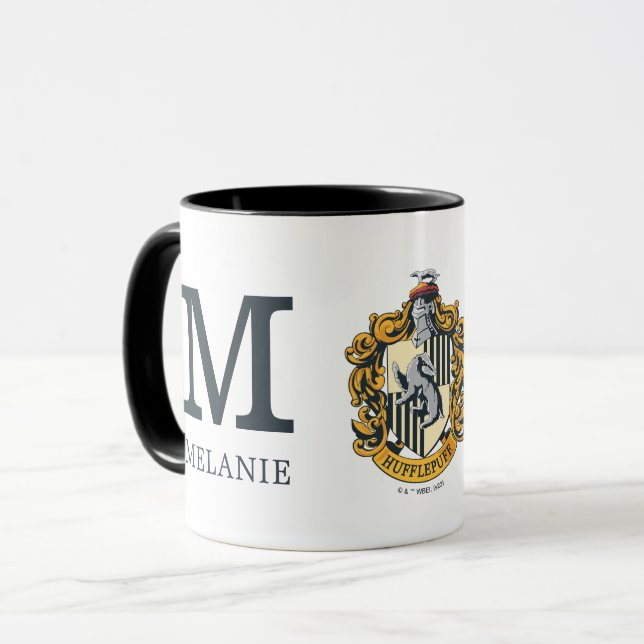Caneca Harry Potter | Brasão da Hufflepuff (Frente Esquerda)
