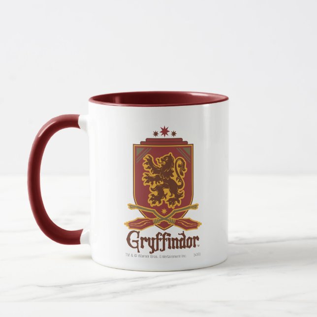 Caneca Harry Potter | Crachá Gryffindor QUIDDITCH™ (Esquerda)