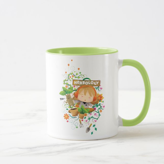Caneca Harry Potter | Gráfico da aula de Herbologia da He (Direita)
