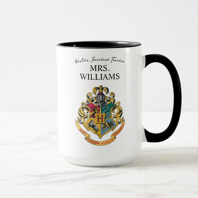Caneca Harry Potter | Hogwarts - Personalização do profes (Direita)