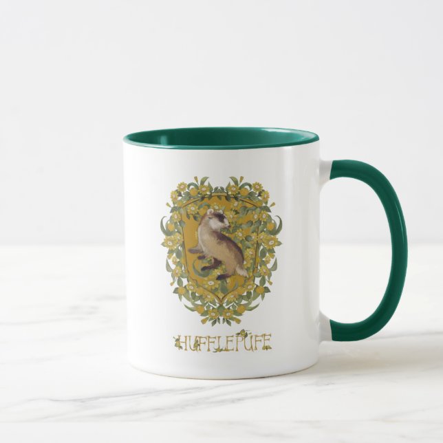 Caneca HARRY POTTER™ | HUFFLUFF™ Crest (Direita)
