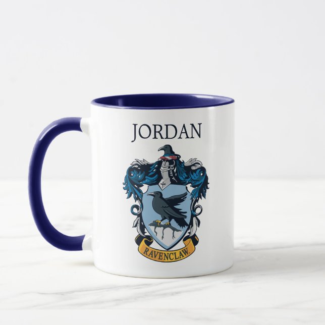 Caneca Harry Potter | Ravenclaw gótico | Adicione seu nom (Esquerda)