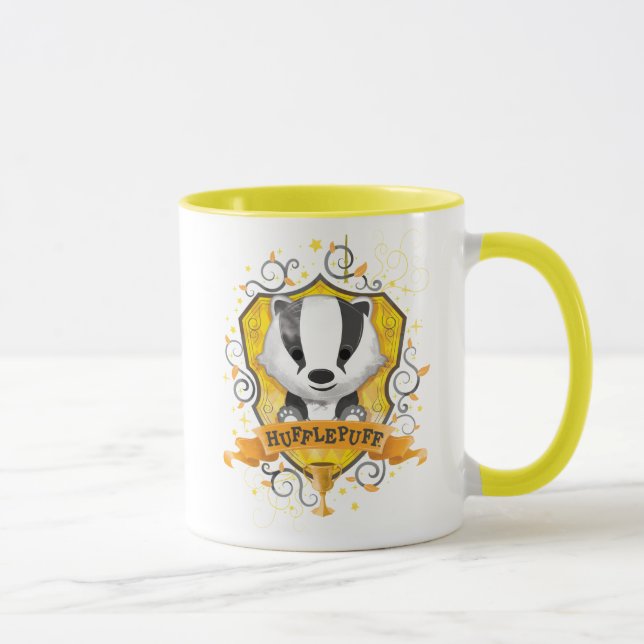 Caneca Harry Potter | Símbolo Encantador da HUFFLEPUFF™ (Direita)