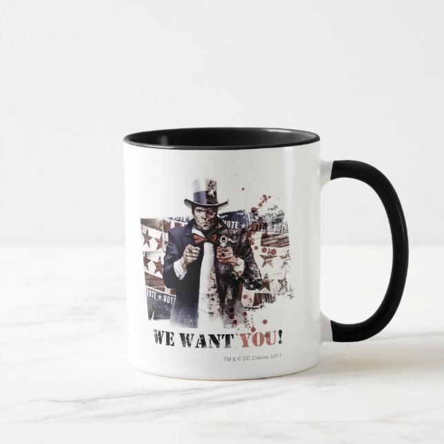 Caneca Harvey Dent, Queremos Você! (Direita)