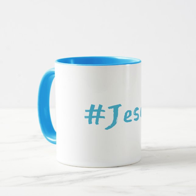 Caneca Hashtag Jesus (Frente Esquerda)