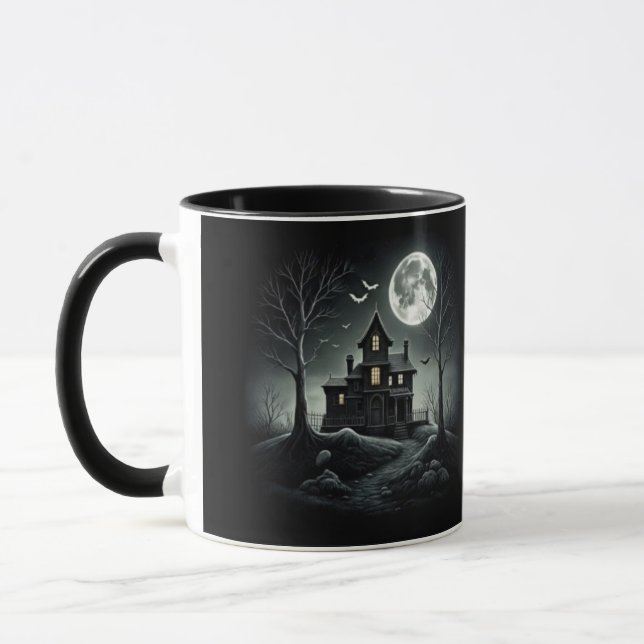 Caneca HAUNTED NIGHT Black Mug  (Esquerda)