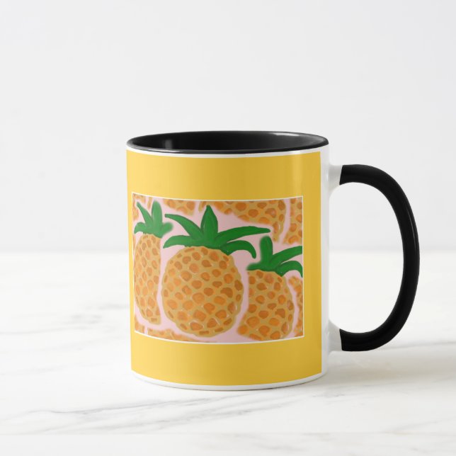 Caneca havaiana do estilo dos abacaxis (Direita)