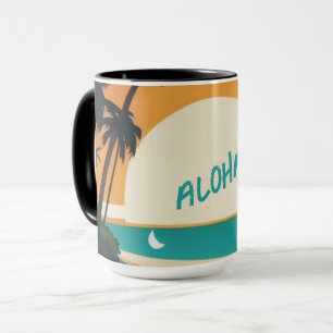 Caneca Havaiano/Aloha/Tropical/praia