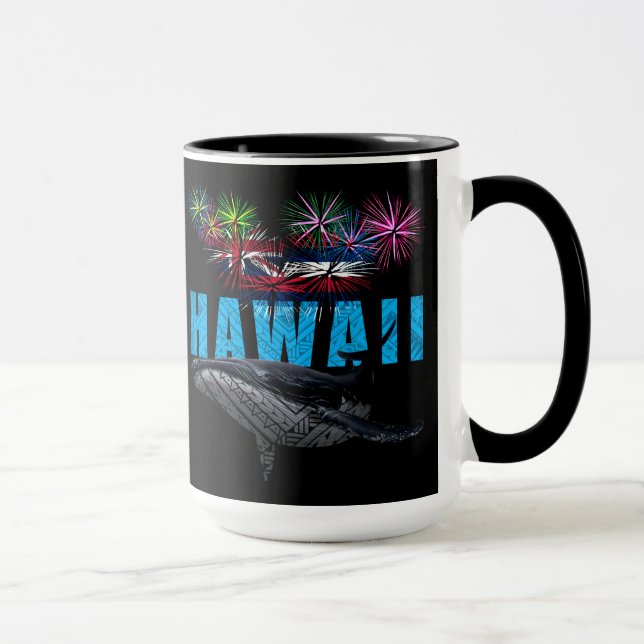 CANECA HAWAII NYE POLYNESIAN TRIBAL HUMPBACK FIREWORKS (Direita)