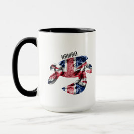 Caneca Hawaii Tribal Honu HIFlag