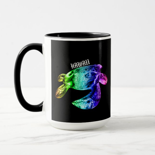 Caneca Hawaii Tribal Honu Rainbow (Esquerda)
