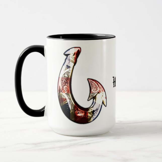 Caneca Hawaii Tribal Hook HIFlag (Esquerda)
