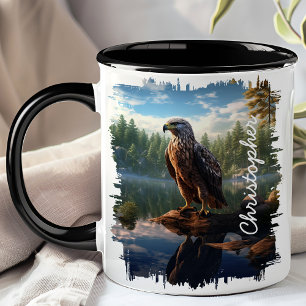 Caneca Hawk por Mountain Lake Refletion
