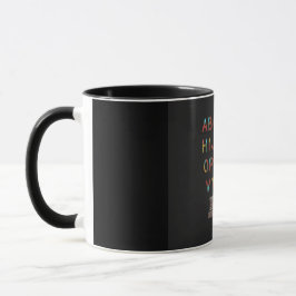Caneca Hawkins Holiday Lights Alphabet Mug