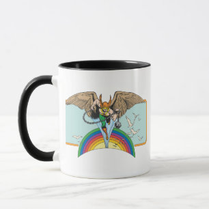 Caneca Hawkman Voa Através de Sky