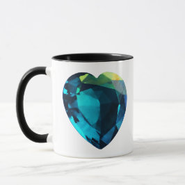 Caneca Heart Aquamarine
