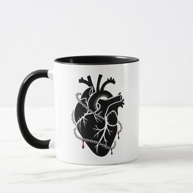 CANECA HEART IN CHAINS (Esquerda)