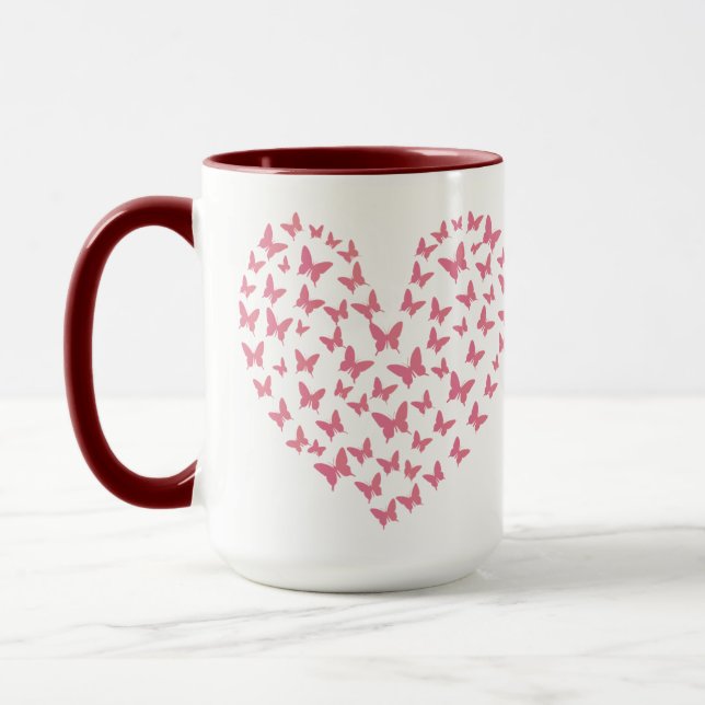 Caneca Heart of Capricious Butterflies (Esquerda)