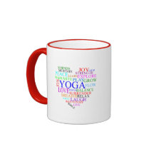Heart Yoga Mug - Presentes Únicos de Yoga