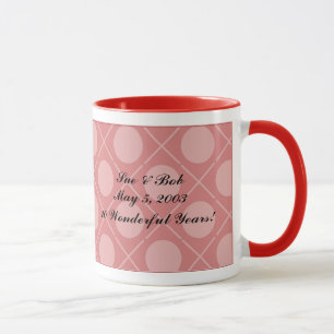 Caneca Hearts Hugs & Kisses - Mug Personalizável de Foto
