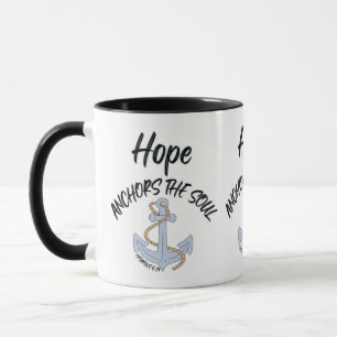 Caneca Hebraico 6:19 Bíblia KJV Verso Dois-Tom
