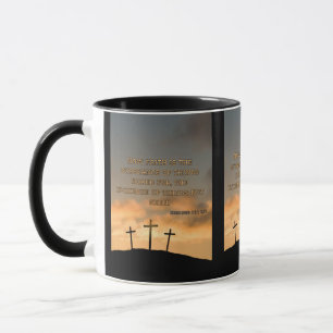 Caneca Hebraico, Bíblia 11:1 KJV, Pic Verso, Tone Mug