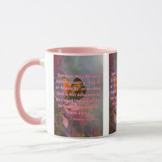 Caneca Hebraico - Escritura de Bíblia 11:16 KJV - Dois-To