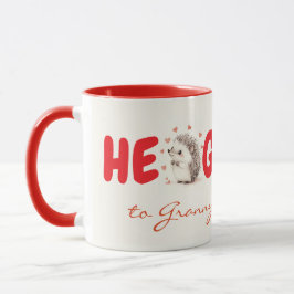 Caneca Hedgehugs! Bonito Presente Personalizado Para A Av