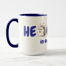 Caneca Hedgehugs! Café de 15oz, Gelado Personalizado
