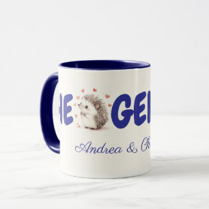 Caneca Hedgehugs! Mug De Café De Cachorro Personalizado, 