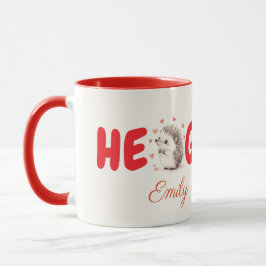 Caneca Hedgehugs! Mug De Café De Cachorro Personalizado, 