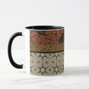 Caneca Heirloom Têxtil com Padrões Decorativos