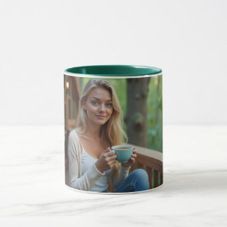 Caneca Helena Chevalier Aproveitando Café/ Floresta Balco