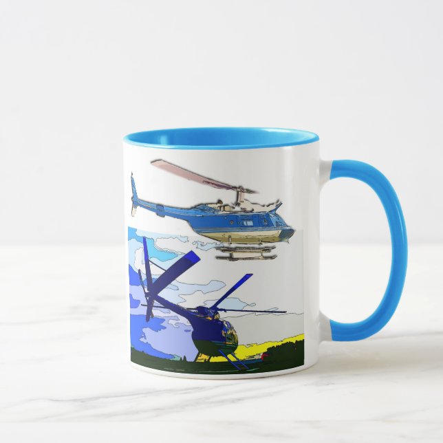 Caneca Helicópteros clássicos (Direita)