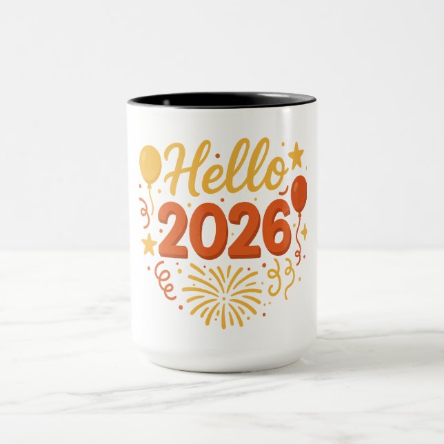 Caneca Hello 2026 (Centro)