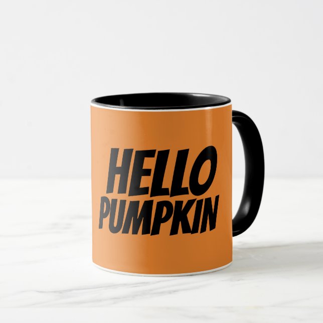 Caneca HELLO PUMPKIN Coffee Mugs (Frente Esquerda)
