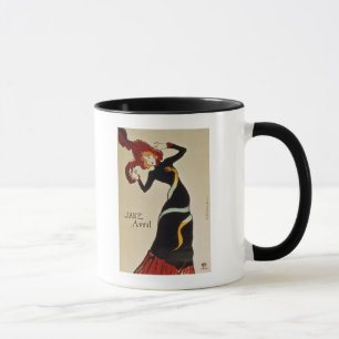 Caneca Henri de Toulouse-Lautrec Jane Avril 1899