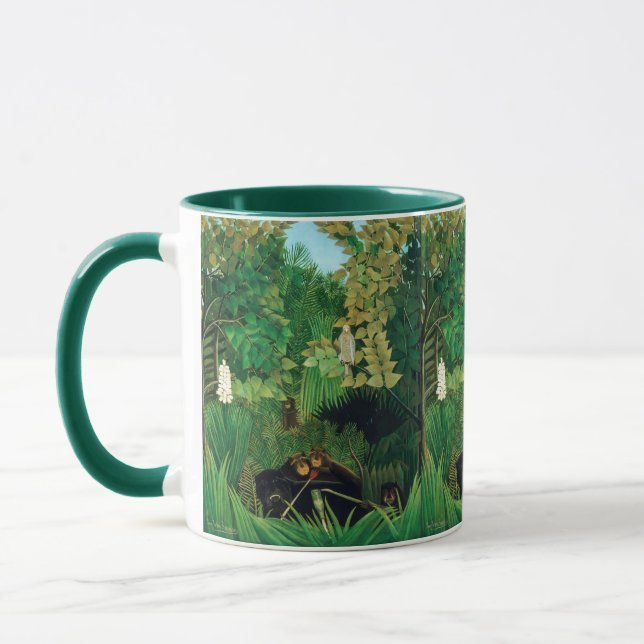 Caneca Henri Rousseau - Os Alegres Malabaristas (Esquerda)