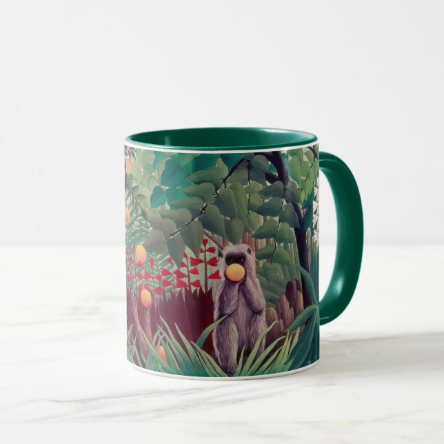 Caneca Henri Rousseau - Paisagem Exótica (Frente Esquerda)