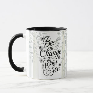 Caneca Heritage Bee a Mudança Que Você Deseja Ver 